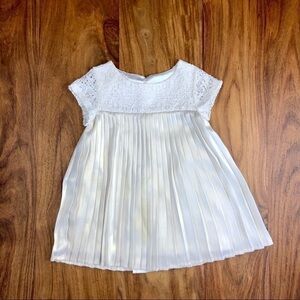 Cherokee Lace & Iridescent Pleated Dress